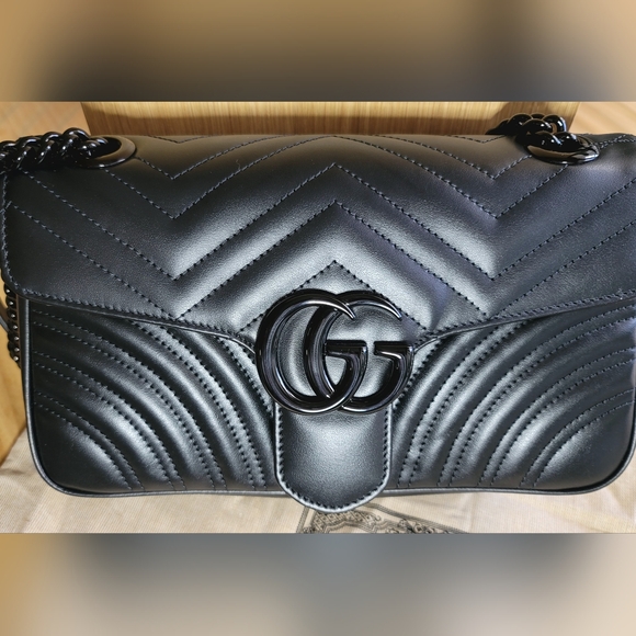 🅢🅞🅛🅓 NWT *Small* Gucci GG Mormont Quilted Shoulder Bag - Picture 1 of 5